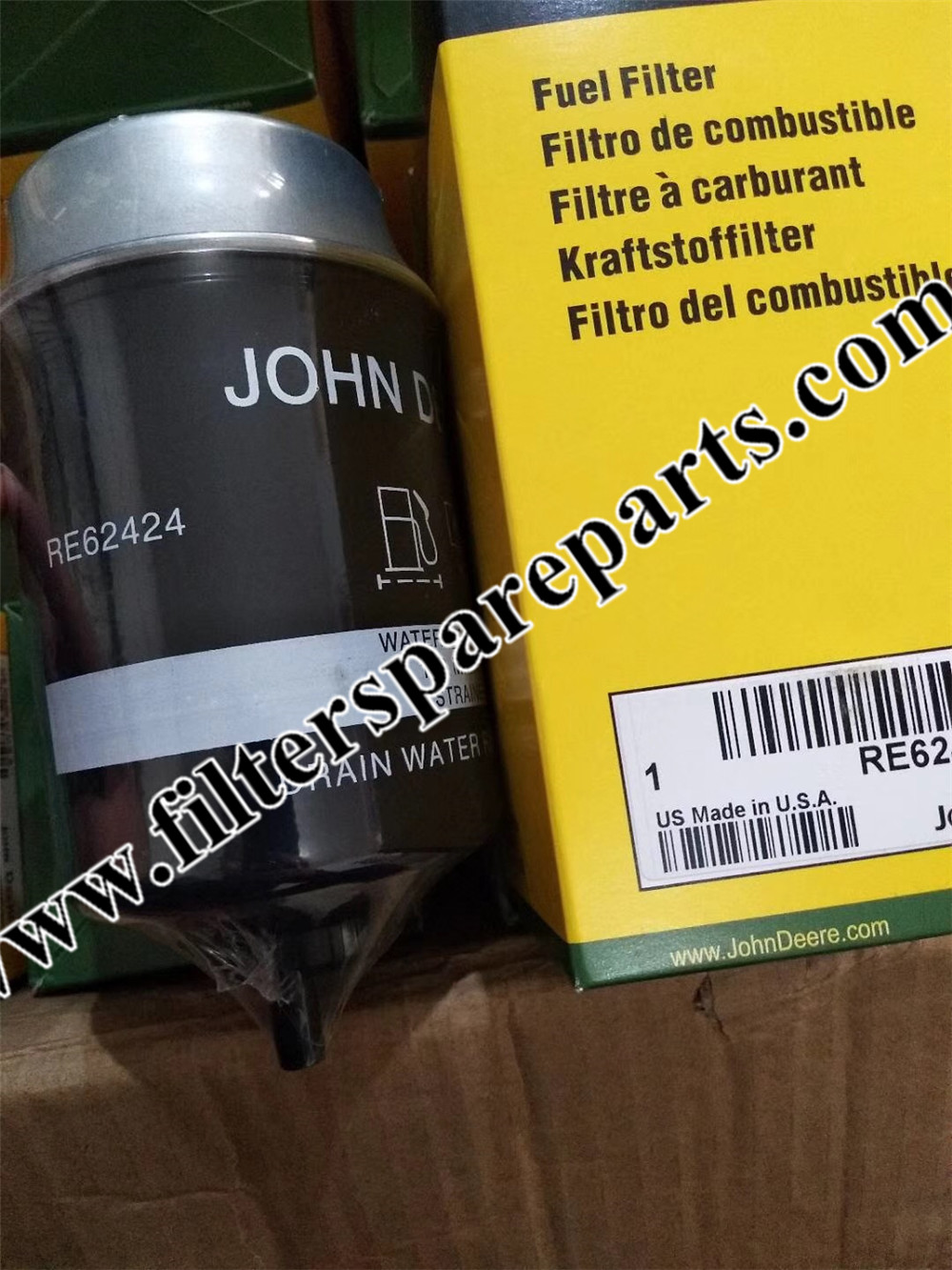 RE62424 John Deere Fuel/Water Separator Spin-On type